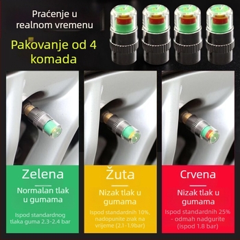 Kapica ventila automobilskog pneumatika, bakar, britski navoj, vijčano pričvršćivanje, obična jezgra ventila, univerzalna kompatibilnost