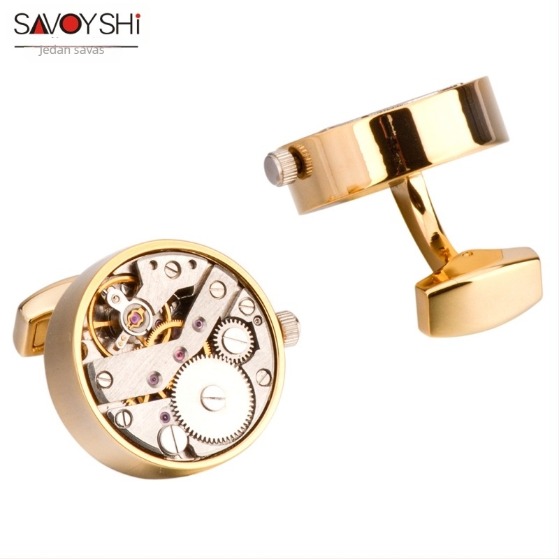 Savoshi manžetne kopče – unisex, geometrijski stil, punk pokret, okretni, graviranje