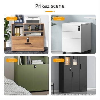 Parika mehanički kombinacijski brava za ormariće i arhive – plastika + legura, moderni minimalistički stil