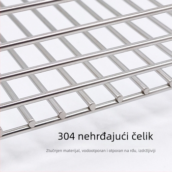 Koš za pohranu od nehrđajućeg čelika 304, model 8370, za voće i povrće, kuhinjski koš u japanskom stilu – Kitchen phoenix