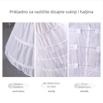 Korset boning od čelične žice, riblja kost za vjenčanicu, može se rezati i savijati, širina 6–12 mm