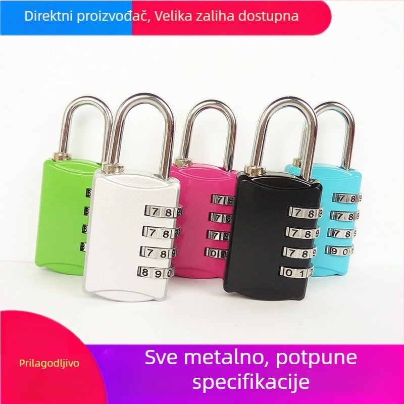 309B zaključavanje za prtljagu s kodom, tijelo od cinkovog legura, numeričko zaključavanje, debljina šipke 4, razmak šipki 19×13, Yongjia marka