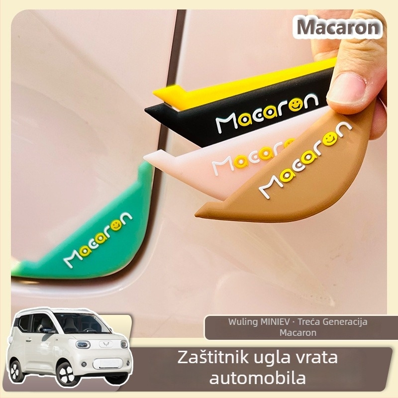 Traka protiv sudara za vrata automobila – dekoracija ručke i kućištu vrata, Damali PVC, model 12102, univerzalna kompatibilnost