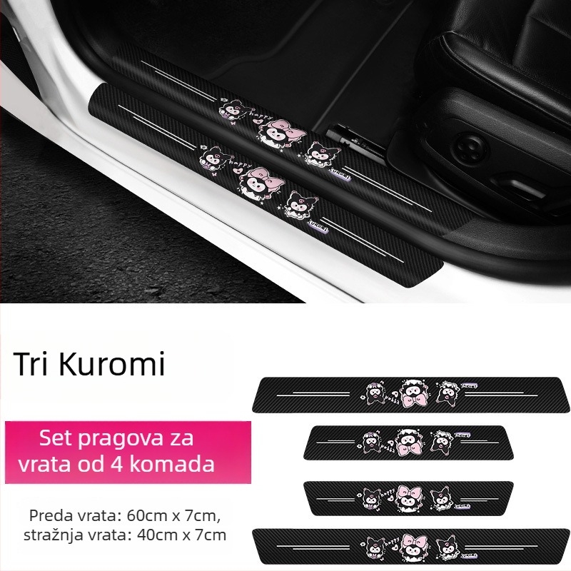 Cartoon carbon fiber threshold bar – BOSIVPWSSY, Materijal: Carbon fiber, Tip: Threshold bar, Model: Cartoon carbon fiber threshold bar, Primjenjivo: General