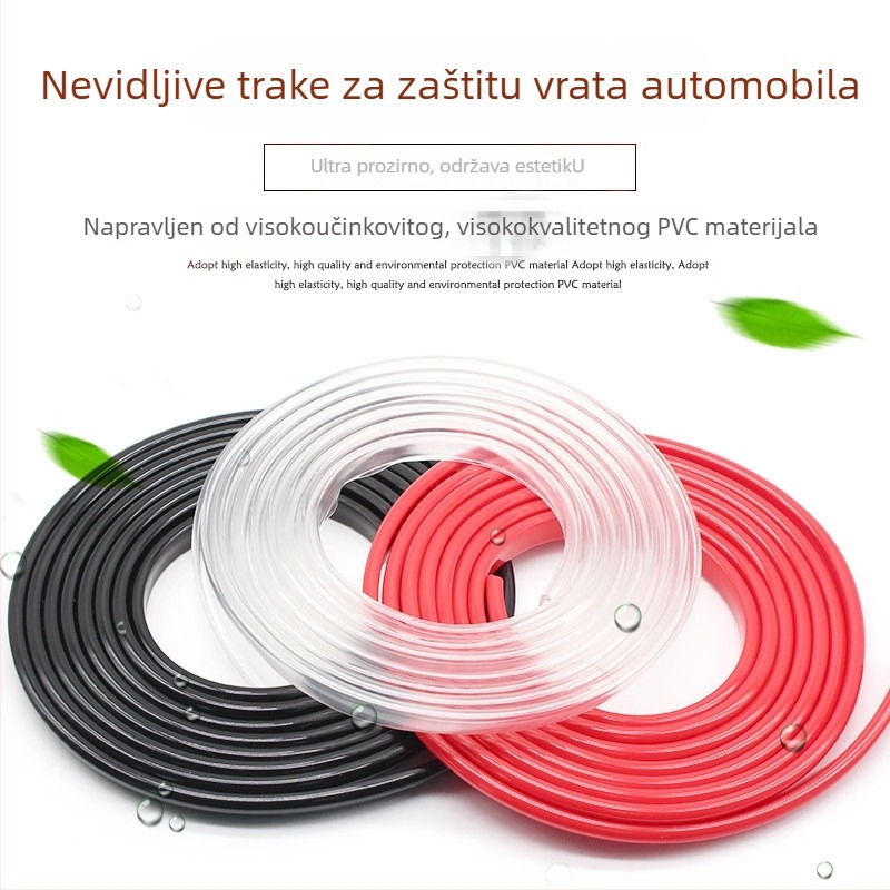 PVC zaštitna traka za rub vrata, protiv sudara, model AA, opća primjena