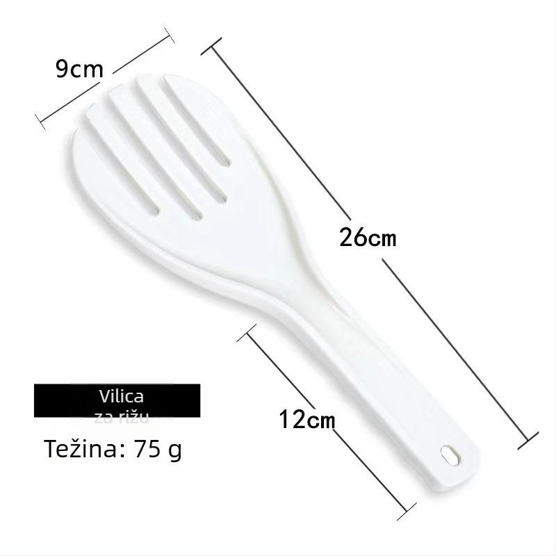 Plastična žlica za rižu – servisna žlica za restorane, novi kineski stil, kvaliteta prve klase