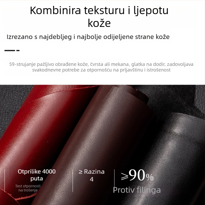 FHAO futrola za ključ Audi – vrhunska koža, kompatibilna s A6L, A3/Q3/A4L, Q5L, Q7, A7L/Q2L/A5