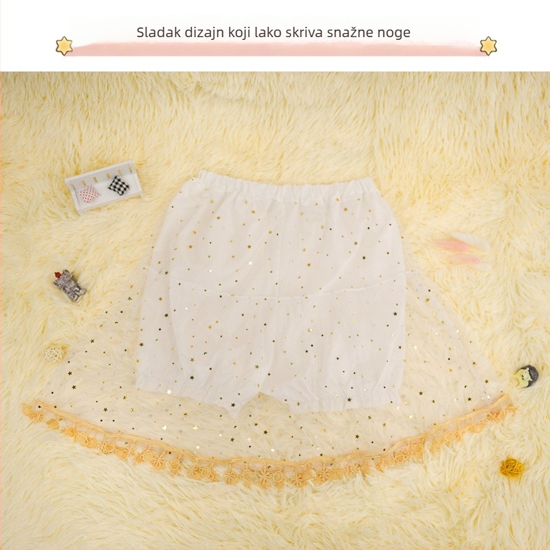 Culotte hlače od mreže, hlače u jednom komadu, 95%+ poliester, Slim fit s mikroelastičnošću, labav kroj, Huixin, GSM 100, proljeće 2022