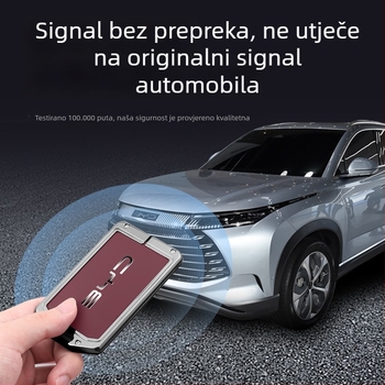 BYD futrola za karticu ključa, cinkova legura, univerzalni, poslovni stil (Brand: Charming)