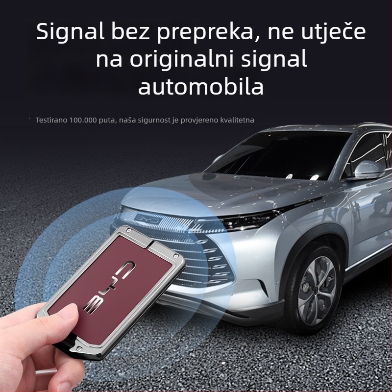 BYD futrola za karticu ključa, cinkova legura, univerzalni, poslovni stil (Brand: Charming)