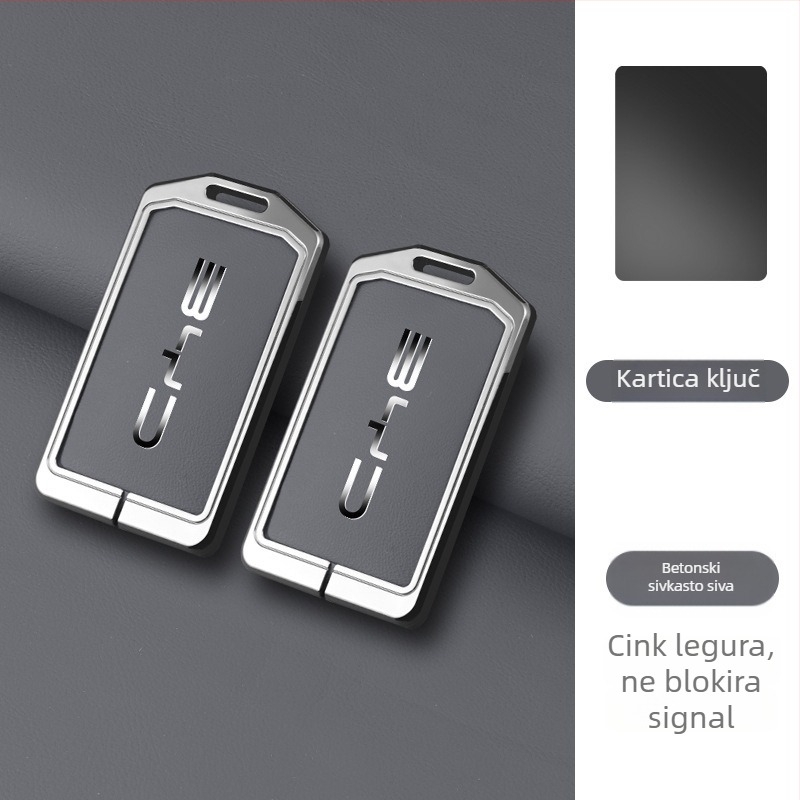 BYD futrola za karticu ključa, cinkova legura, univerzalni, poslovni stil (Brand: Charming)