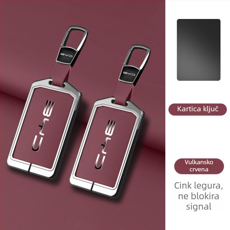 BYD futrola za karticu ključa, cinkova legura, univerzalni, poslovni stil (Brand: Charming)