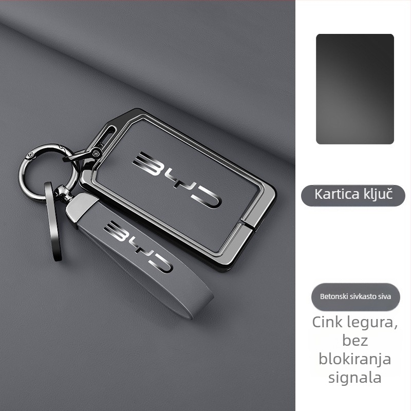 BYD futrola za karticu ključa, cinkova legura, univerzalni, poslovni stil (Brand: Charming)
