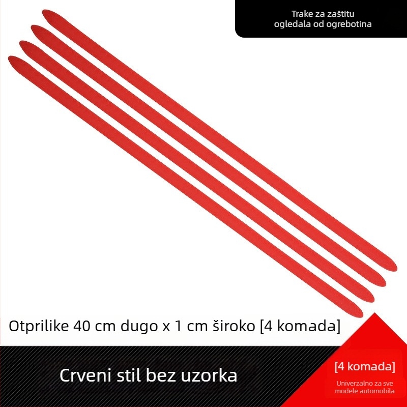 Traka za vrata protiv sudara, lateks, prošireni model, univerzalna primjena