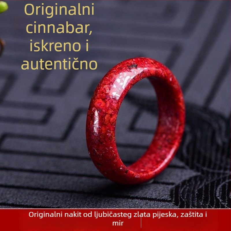 Prsten s lažnim perlama, etnički stil, umjetnički retro nakit