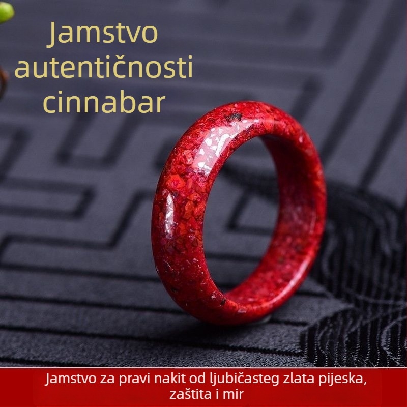 Prsten s lažnim perlama, etnički stil, umjetnički retro nakit