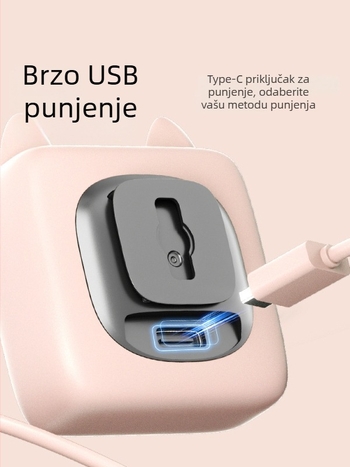 Kapvoe pametno stražnje svjetlo za bicikl — USB-C punjenje, 400mAh baterija, montaža kopčom, noćna vožnja