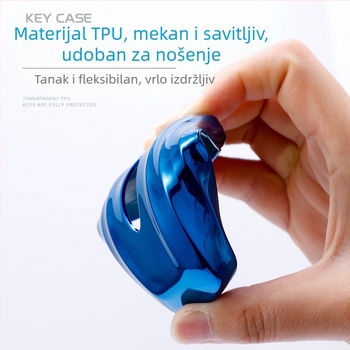 Ford kućište ključa, TPU polukrožni tip, model B01K, težina 36 g, kompatibilno s Ford Focus/Mondeo/Ranger ključevima