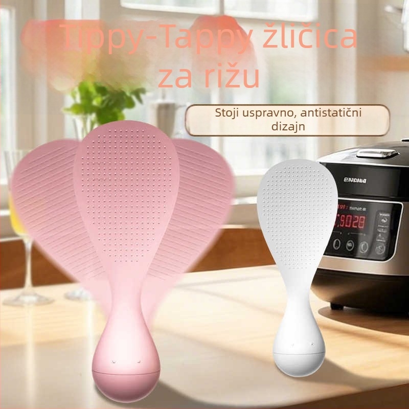 Roly-poly žlica za rižu – plastika, žlica, marka Xinran daily necessities, model Roly-poly rice spoon, moderan minimalistički dizajn