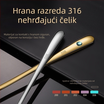 Cheemee 316 nehrđajući čelik – Žlica za jelo, Moderni minimalistički stil, Ogledni završni sloj poliranjem krpom