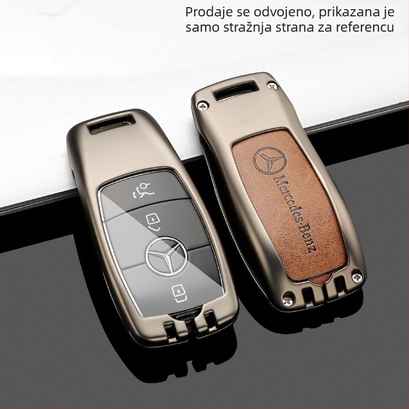 Kućište za ključ Mercedes-Benz GLC – cinkova legura, retro stil, mogućnost prilagodbe