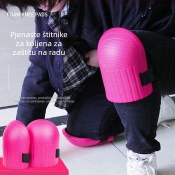 Debeli otporni koljeni štitnici s pjenastom navlakom za gradilište