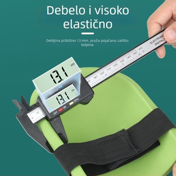 Debeli otporni koljeni štitnici s pjenastom navlakom za gradilište