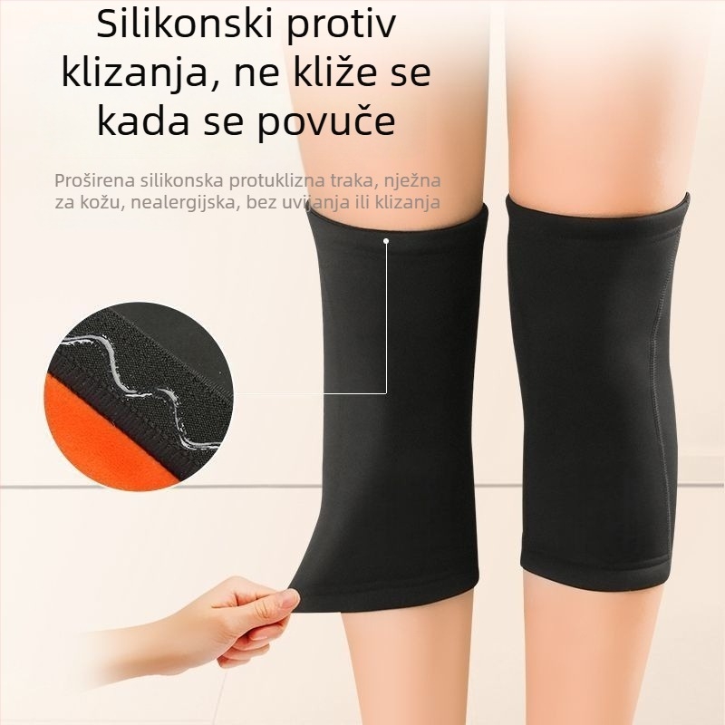 Topli koljeni štitnici s flisom za sport, zaštita koljena u hladnoći i zimska vožnja biciklom