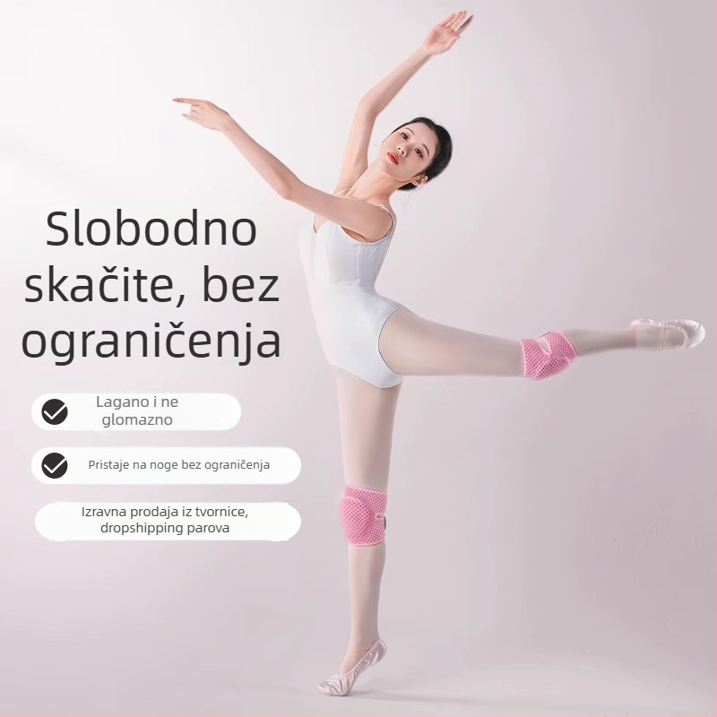 Profesionalni štitnici za koljena za ples i jogu, prozračni, udobni, zaštita od udara