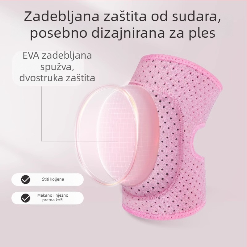 Profesionalni štitnici za koljena za ples i jogu, prozračni, udobni, zaštita od udara