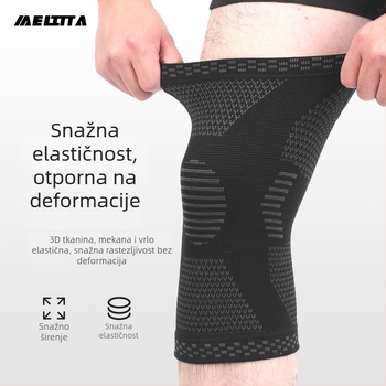 Meita koljeno štitnik za košarku – najlon zaštita koljena, univerzalna veličina, pogodna za trčanje, vožnju biciklom, ples i druge sportove s loptom