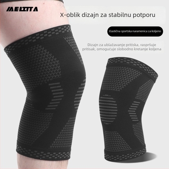 Meita koljeno štitnik za košarku – najlon zaštita koljena, univerzalna veličina, pogodna za trčanje, vožnju biciklom, ples i druge sportove s loptom