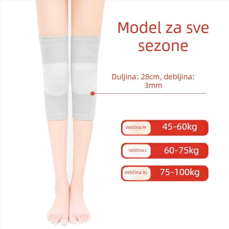 Zaštitnik koljena s flis podstavom, debela toplinska izolacija, univerzalni za odrasle, zaštita koljena