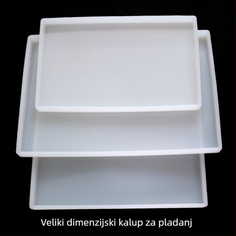 Overflow silikonski kalup za pečenje – polygonalni oblik, silikonski materijal, ručno izrađen kalup