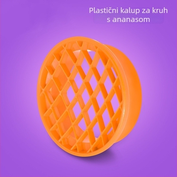 Kalup za donute – kružni kalup za pečenje s motivima cvijeće, srce i ananas, moderan minimalistički dizajn