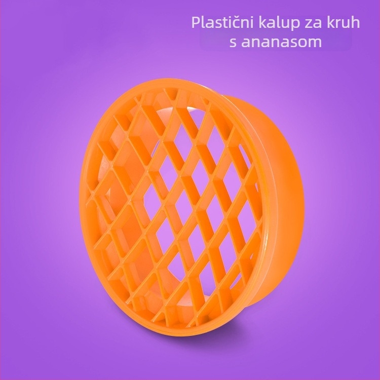 Kalup za donute – kružni kalup za pečenje s motivima cvijeće, srce i ananas, moderan minimalistički dizajn