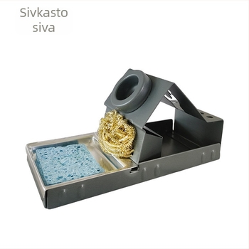 Stalak za lemilicu za stanicu za lemljenje – aluminijski nosač, čelična kuglica za čišćenje, branda Aojiuwang, serija stanice za lemjenje