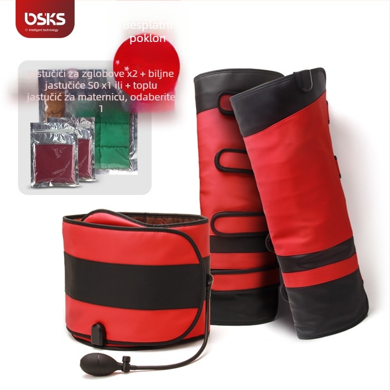 Trak za masažu nogu s vibracijom i toplom kompresijom, do 4 masažne glave, 4 brzine, AC napajanje, računalni tip upravljanja, kućna upotreba