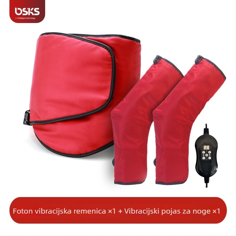 Trak za masažu nogu s vibracijom i toplom kompresijom, do 4 masažne glave, 4 brzine, AC napajanje, računalni tip upravljanja, kućna upotreba