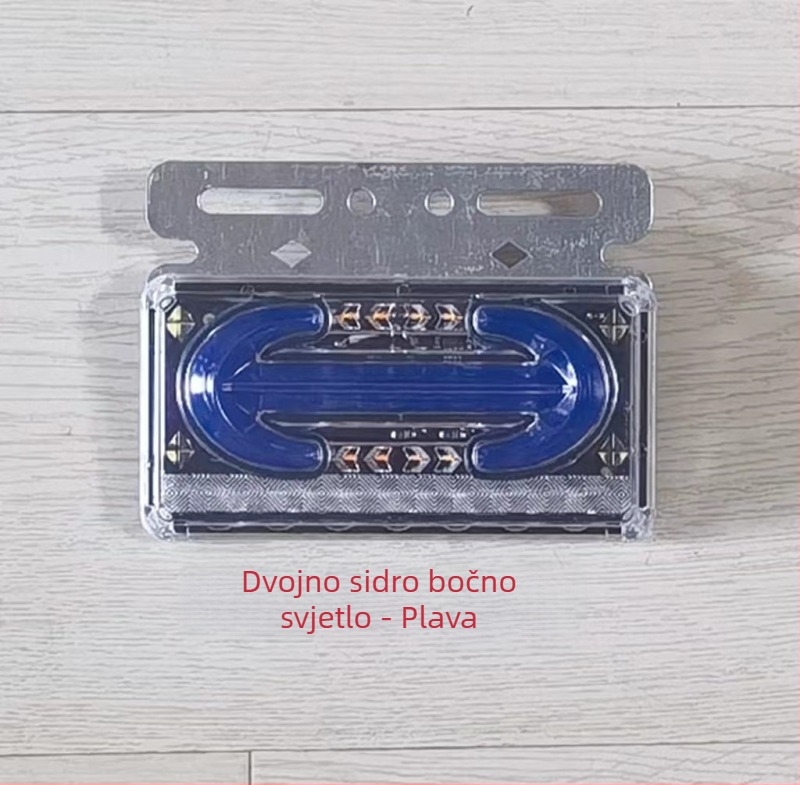 Bočna LED svjetla za auto/trailer — 7.2W, 24V, LED izvor, 2700K, model: dvostruko sidrenje