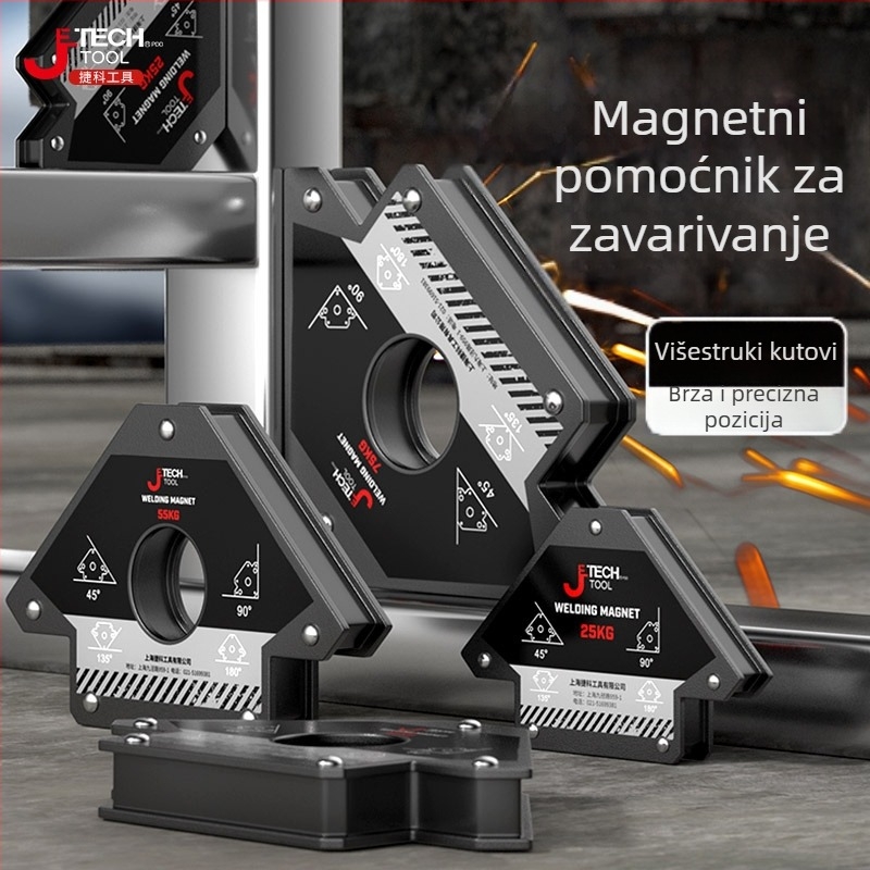 Električni pomoćni držač za zavarivanje sa snažnim magnetskim locatorom i magnetnim držačima za pravi kut i višestruke kutove