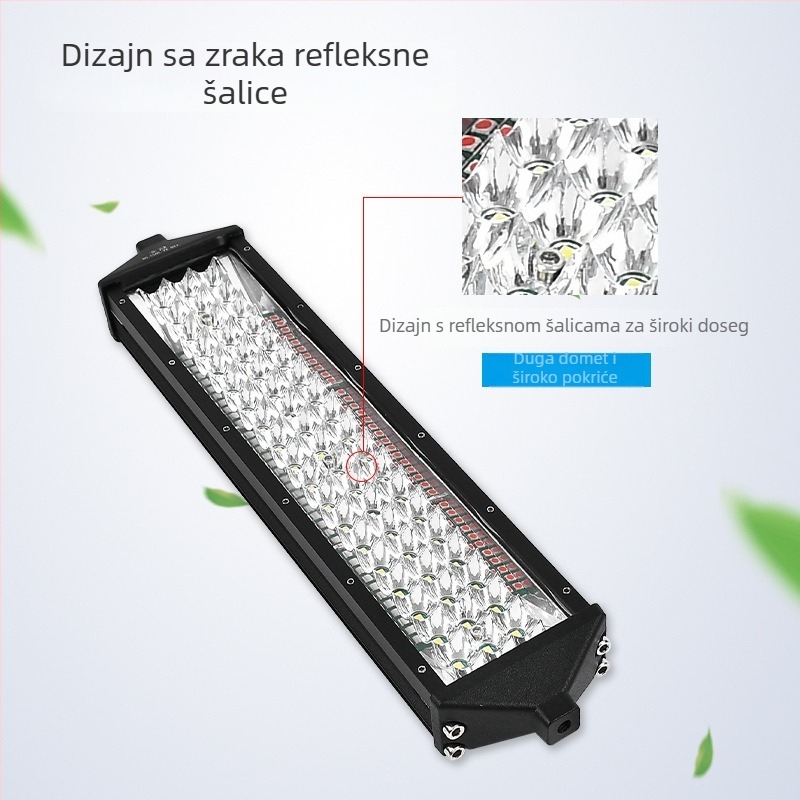 Petred LED trak za automobil za prednji branik, aluminijska die-cast, 3W, 220V, vijek trajanja 5000h, pogodno za kombije, kamione i prikolice