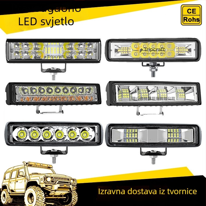 LED farovi za off-road auto, trostruko osvjetljenje, jednolinijski LED, Model TC-30Z1-90W, 12/24V, 9000 lm, 5000–6500K