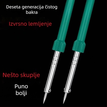 Električno lemilo s konstantnom temperaturom – kućni set, nehrđajući čelik, za spajanje kablova i konektora