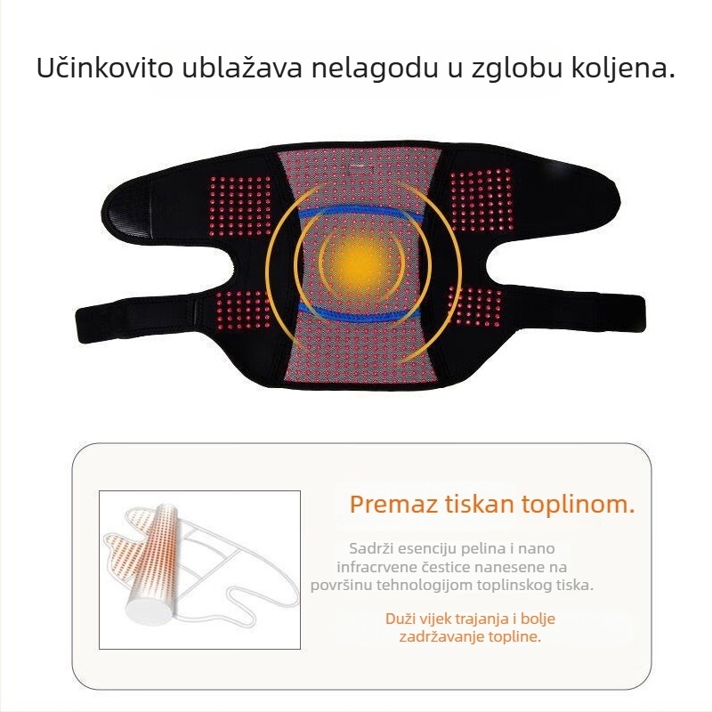 Koljena zaštitna oprema s mugwortom i magnetskim vlaknom, kompresijska zaštita od hladnoće, topla zaštita za muškarce i žene, jesensko-zimski model