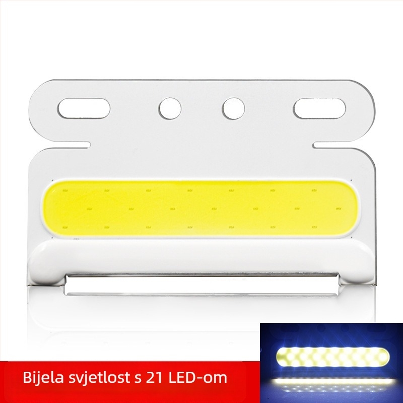24V COB LED bočno svjetlo za vozila, IP67 vodootporno, 8W, aluminijski substrat, vijek trajanja 30.000 sati