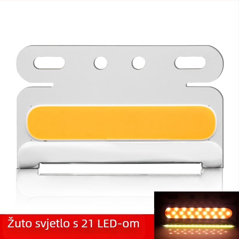 24V COB LED bočno svjetlo za vozila, IP67 vodootporno, 8W, aluminijski substrat, vijek trajanja 30.000 sati