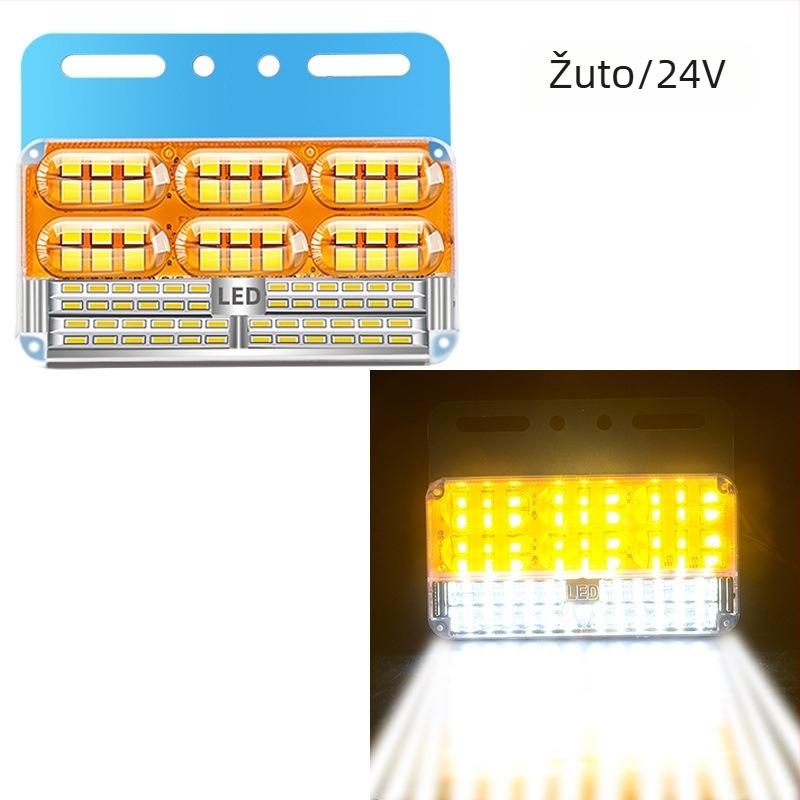 LED bočne svjetilke kamiona | 24V, IP68 vodootporne, LED modul sa tri reda, pokazivač skretanja i širine