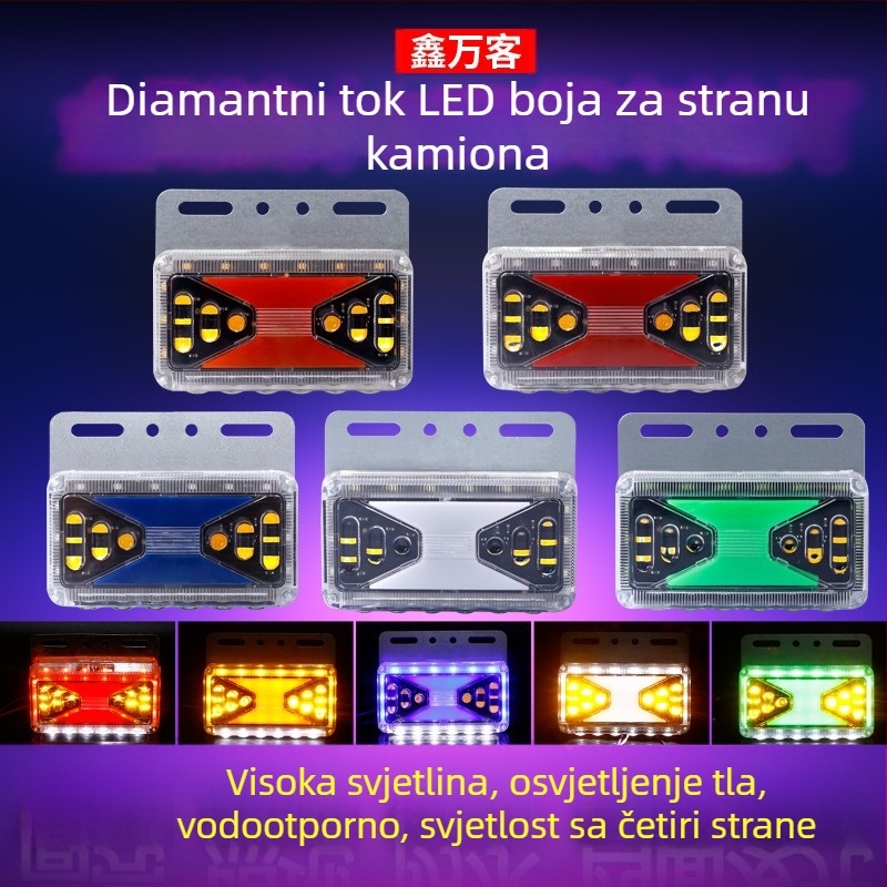 Vodootporna bočna svjetiljka (Model: Waterproof side lamp; Kompatibilan model: Vans; Primjena: Primjenjivo)