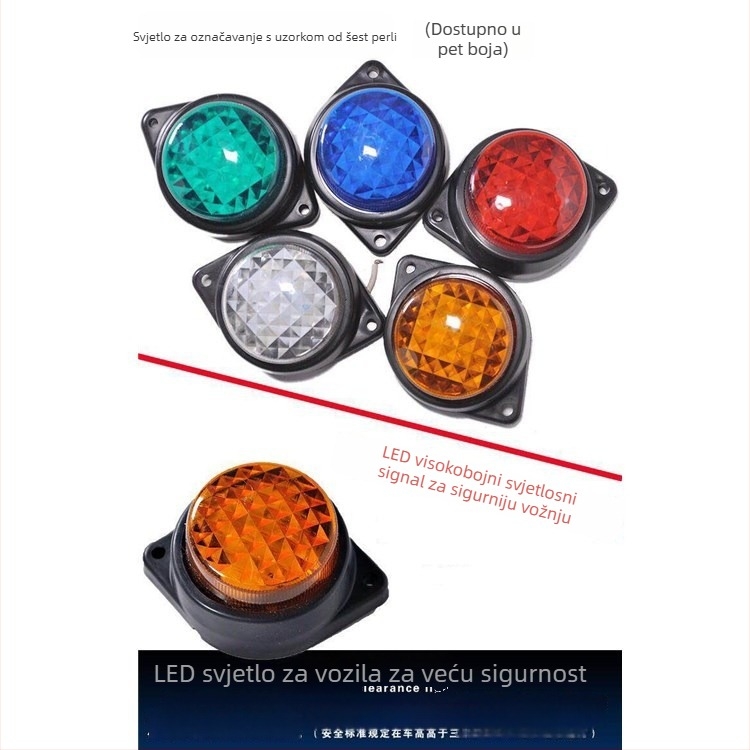LED bočno svjetlo, 4W, 12-24V, 250 lm, za teške kamione i automobile